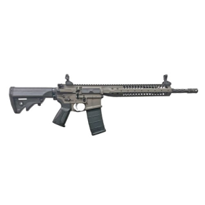 LWRC IC-SPR Billet 5.56 NATO 16.1" 30rd Semi-Auto AR15 Rifle w/ Spiral Fluted Barrel - Tactical Grey