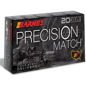 Barnes Bullets 30814 Precision Match 6mm Creedmoor 112 gr OTM Boat Tail - 20rd Box