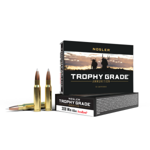Nosler Accubond Trophy Grade Rifle Ammunition .308 Win 165 gr PT 2800 fps 20/ct