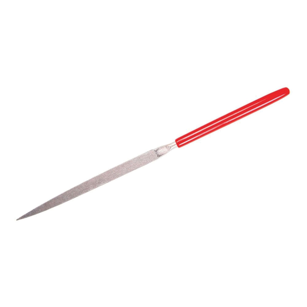 EZE-LAP Diamond 5.50" 600 Grit Fine Flat Warding Diamond Needle File