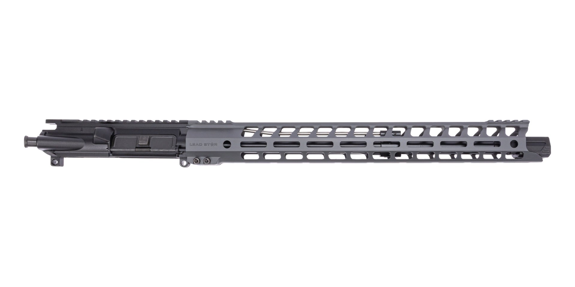 PSA 16" 5.56 NATO 17" LSA Grunt Hex M-LOK Upper With Linear Comp - No BCG or CH; Gray