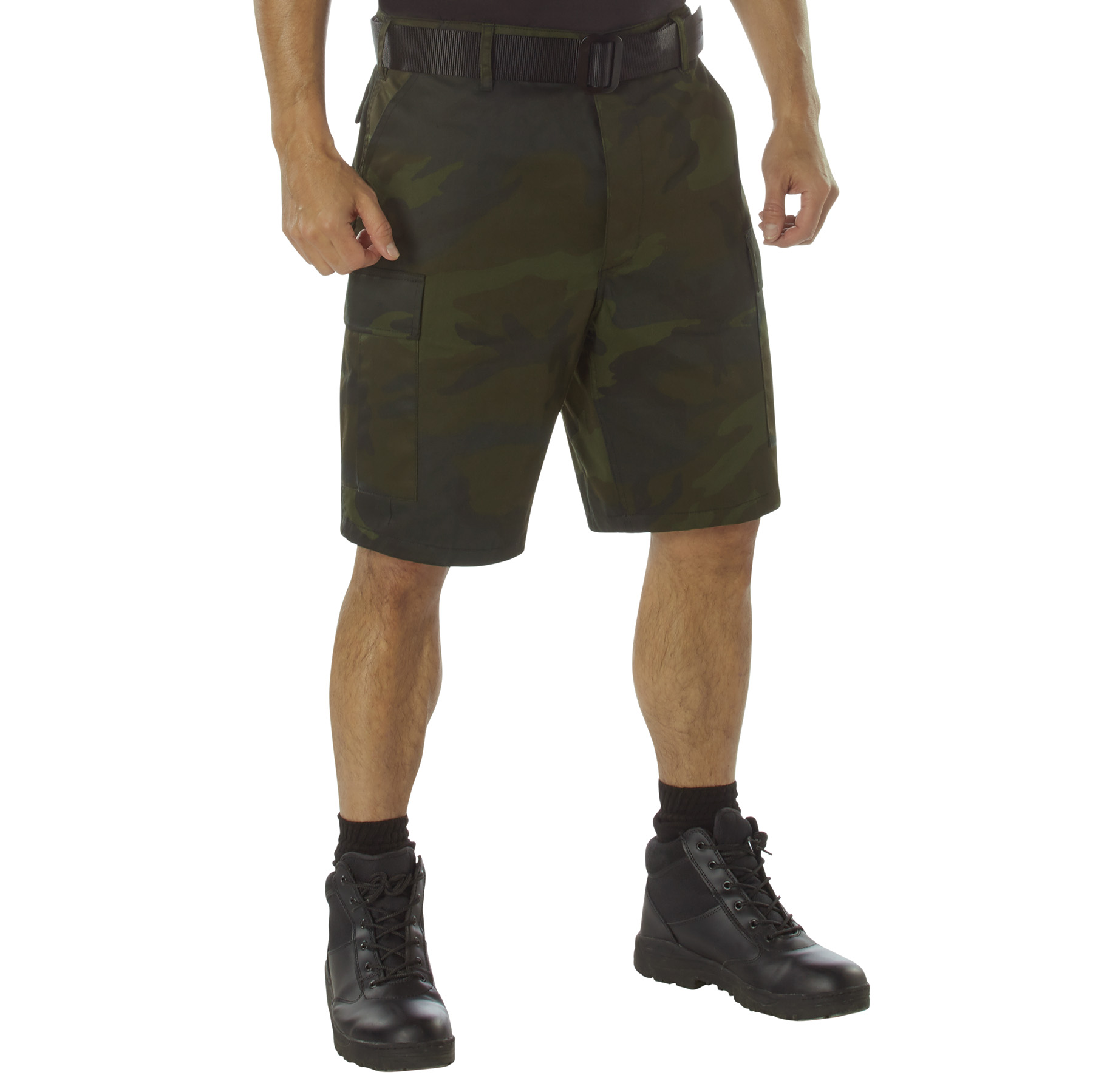 Rothco Midnight Camo Bdu Shorts - Midnight Woodland Camo, Medium
