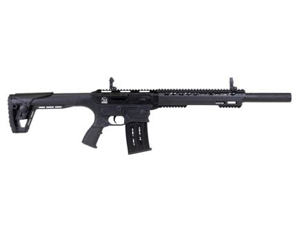 Charles Daly AR-12A 18.5" 12GA 5rd Shotgun, Black - 930.420