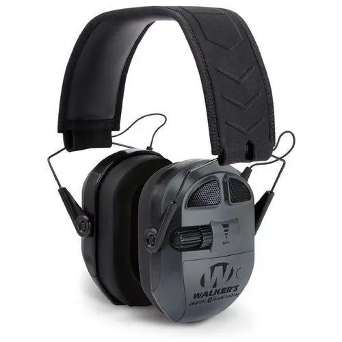 Walkers Ultimate Power Muff Quads W/Aft/Electric/Black