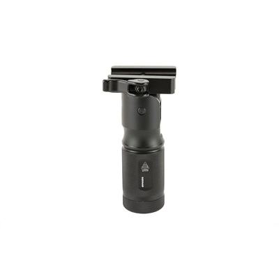 Leapers UTG Vertical Foregrip Foldable Low Profile QD, Black - MNT-GRP002SQ