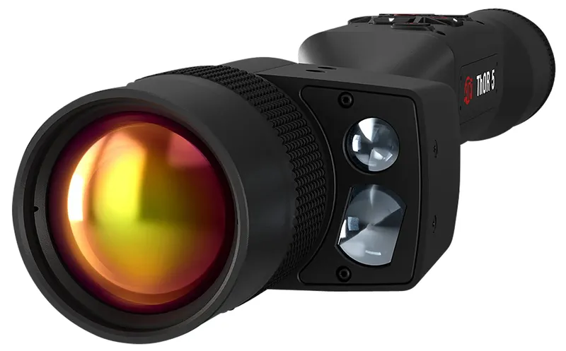 ATN Thor 5 640 LRF Thermal Rifle Scope 4-32x 60 fps Black