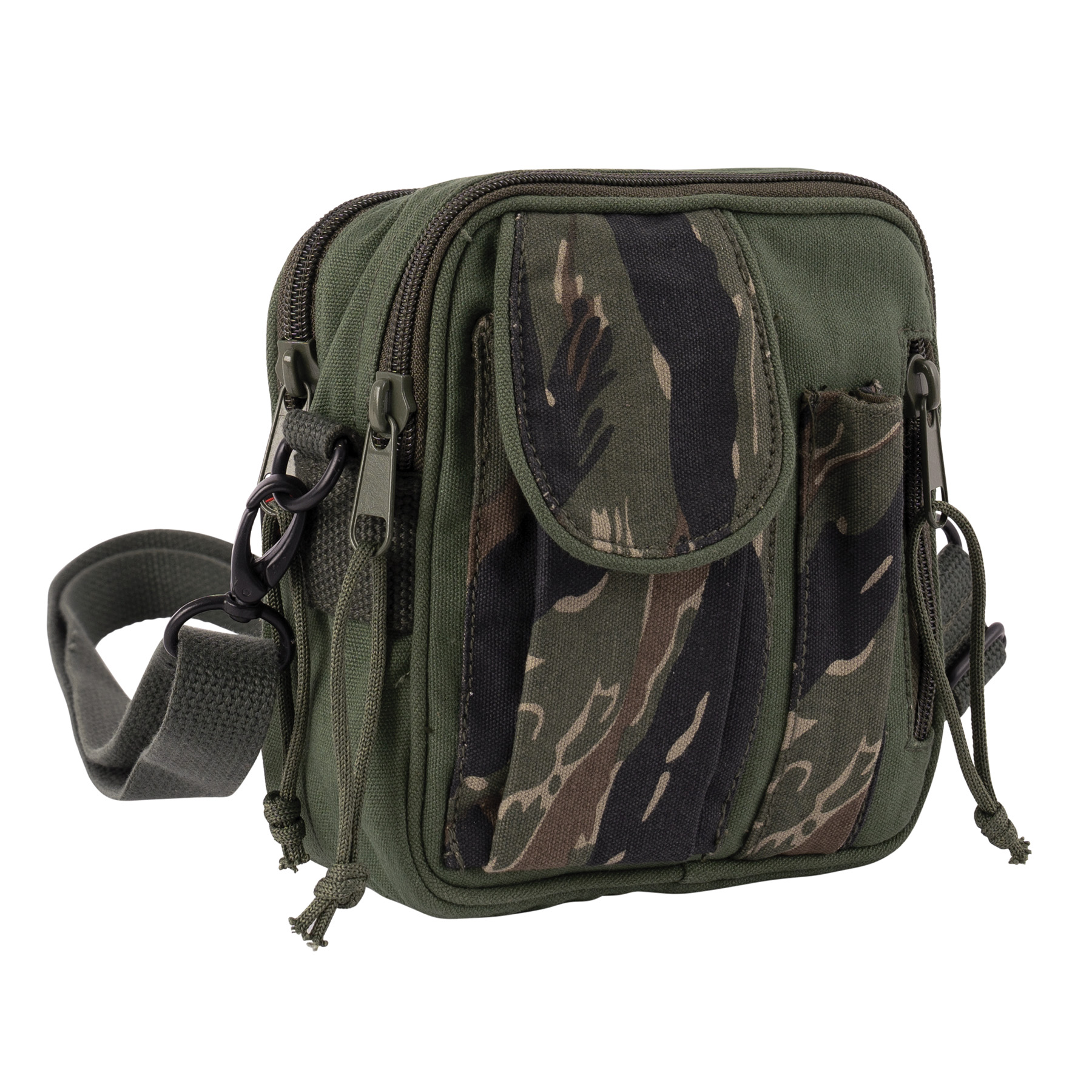 Rothco Excursion Organizer Shoulder Bag - Green - Tiger Stripe