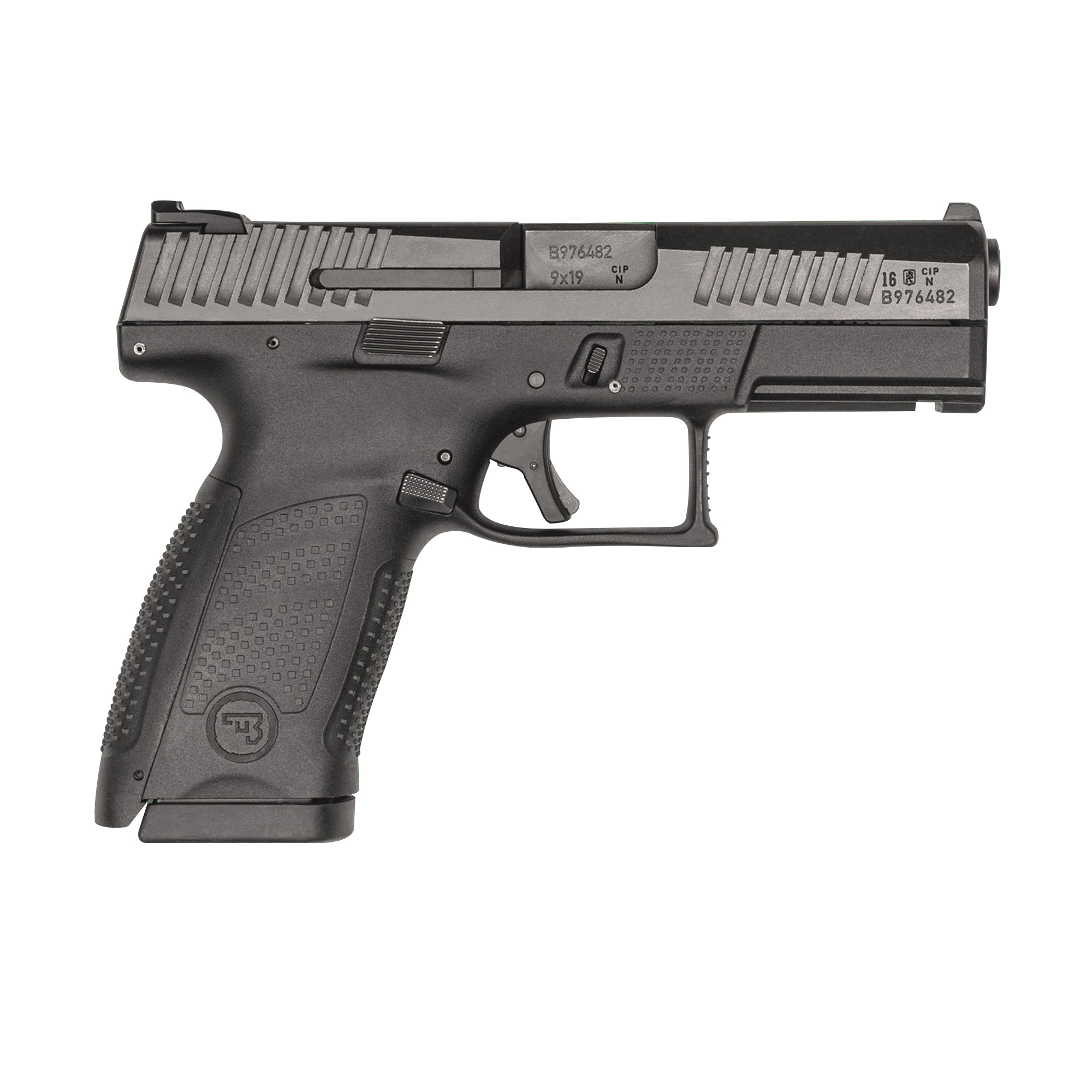 CZ P-10 C 9MM FS 10-SHOT – REVERSIBLE MAG CATCH BLACK - No Credit Card Fees - Low, flat rate shipping