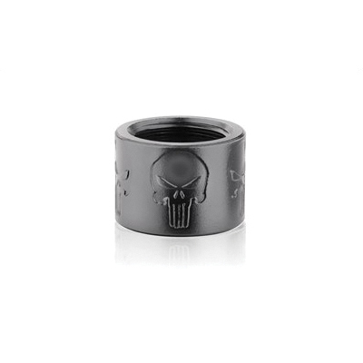 Backup Tactical Skull X Pistol Thread Protector 1/2x28 RH, Black - SKULLX-BLK