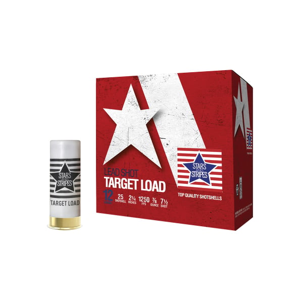 Stars and Stripes Target Load 12 Gauge 2-3/4" #7.5 7/8 Ounce 25rds