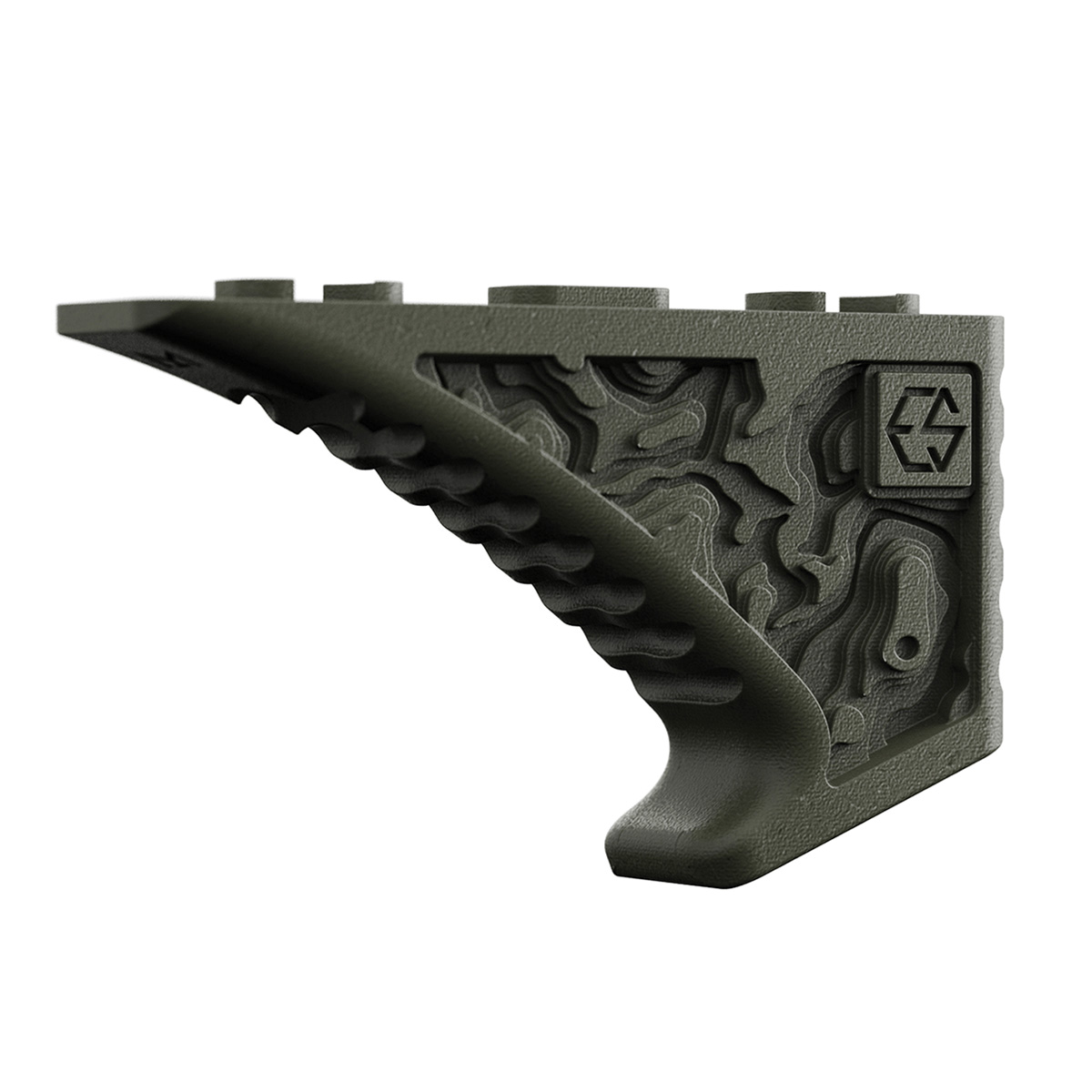 Edgar Sherman Design M-LOK Enhanced Foregrip, Green - Superior Control with M-LOK Enhanced Foregrip - EFG-1.5-RG
