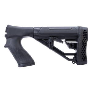 Adaptive Tactical Adjustable Stock with Pistol Grip for Remington 870 12ga - Black
