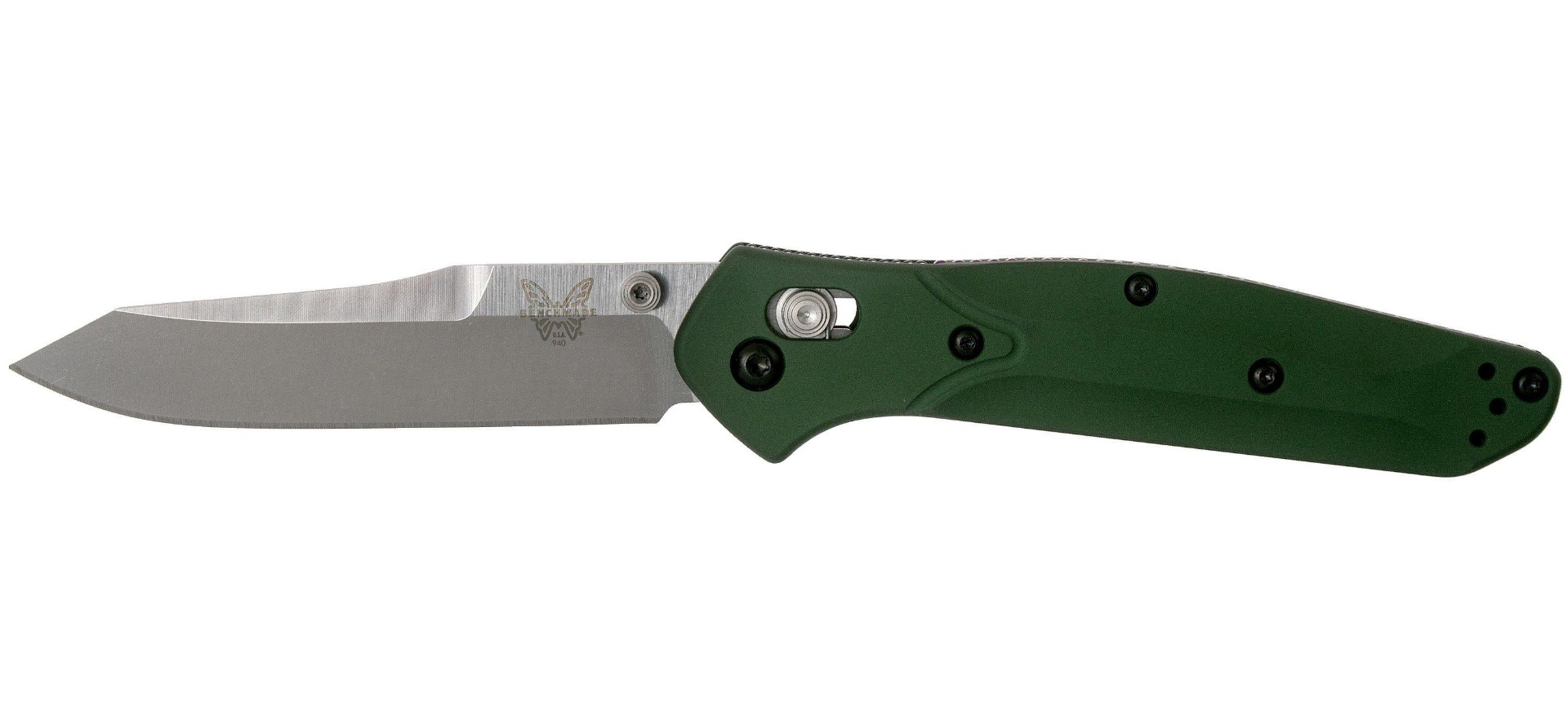 Benchmade Osborne Reverse Tanto Folding Knife, Green - 940