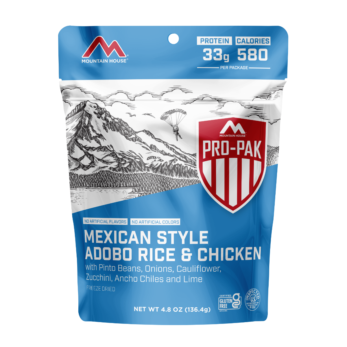 Mountain House Pro-Pak Freeze Dried Mexican Adobo Rice & Chicken - 50171