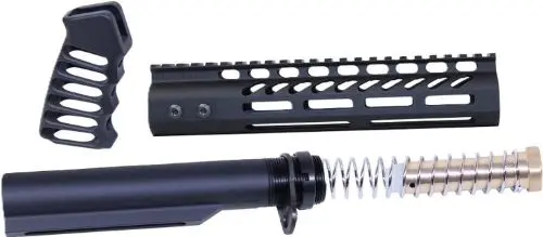 GUNTEC AR15 9" PISTOL BRACE - BUILD KIT BUFFER TUBE BLACK