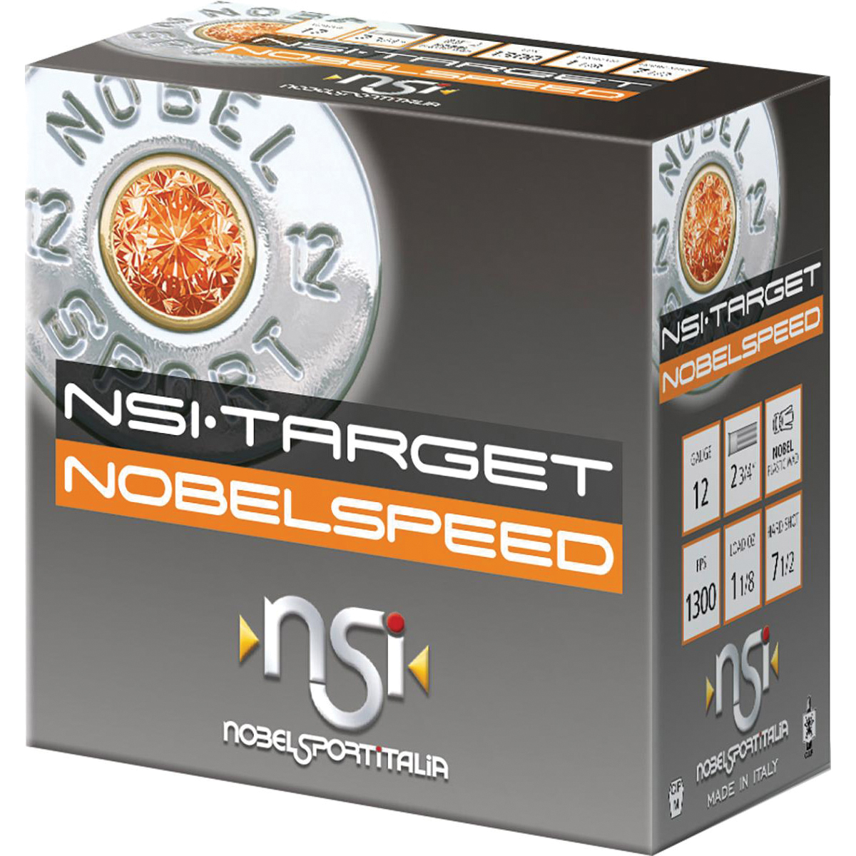 Nobel Sport Nobel Speed Sporting Clays 12 Gauge 2-3/4" #7 1-1/8 Ounce 25rds
