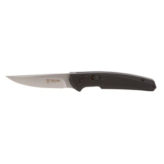 Telum Tactical Glaive Folding Knife Drop Point, Black