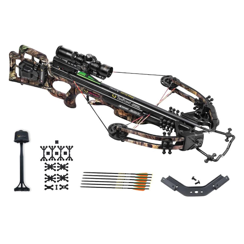 TenPoint Venom 185LBS 372FPS 35"Crossbow Package, Mossy Oak Break-Up Infinity Camouflage