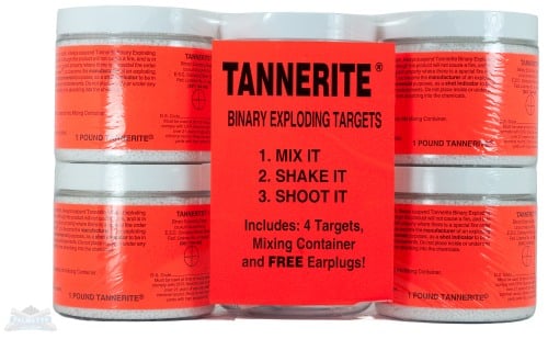 Tannerite 1 lbs 4 Pack of Targets 1BR