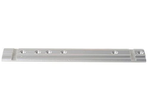 Weaver 1-Piece .22 Tip-Off Adapter Scope Base for Ruger -Silver - #TO-9S Fits Detachable Top Mount Scope Rings or Tip-Off Scope Rings