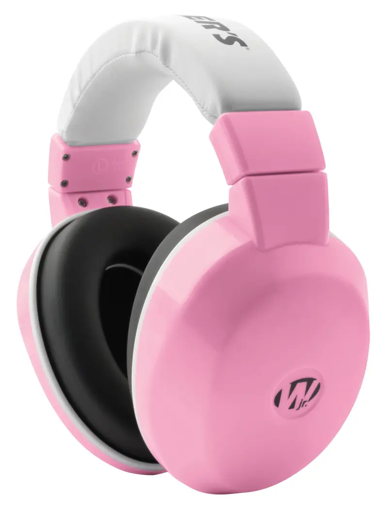 Walker's GWPINFMPK Infant Passive Muff 23 dB Over the Head Pink/White Plastic