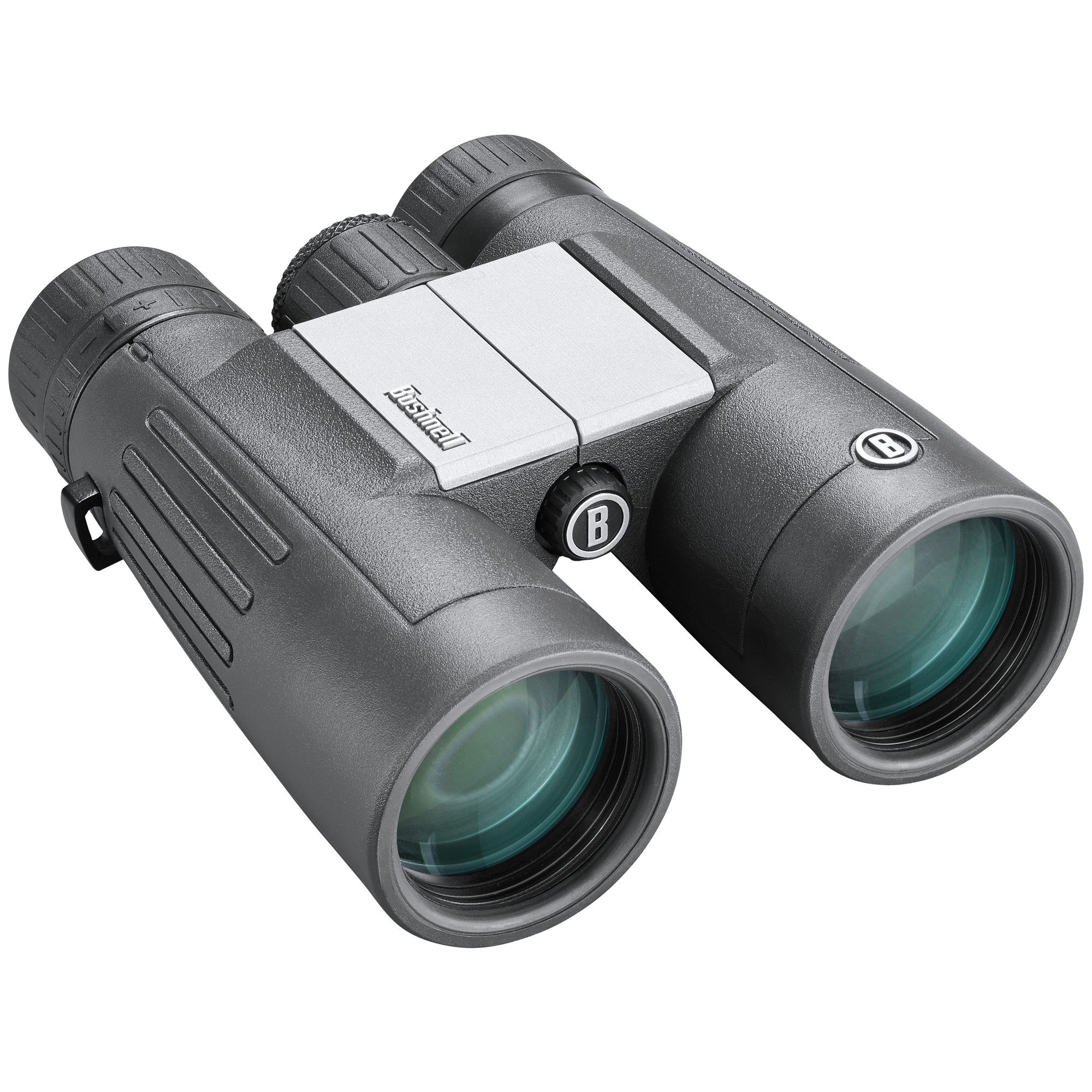 Bushnell Power View Binocular, 10x42mm, Duplex Reticle, Aluminum Construction, Black