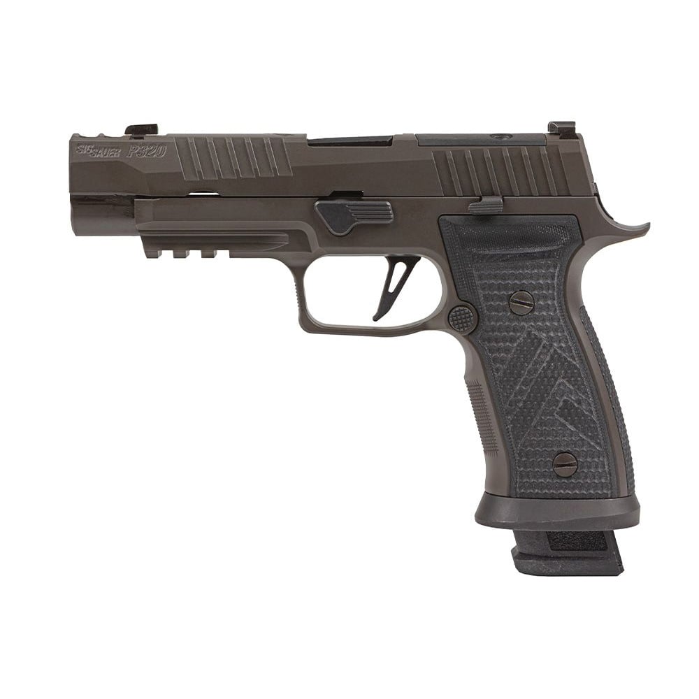Sig Sauer P320-AXG Legion 9mm 3.90" Compact Pistol 10rds, Gray - Functional - 320AXGF-9-LEGION-10
