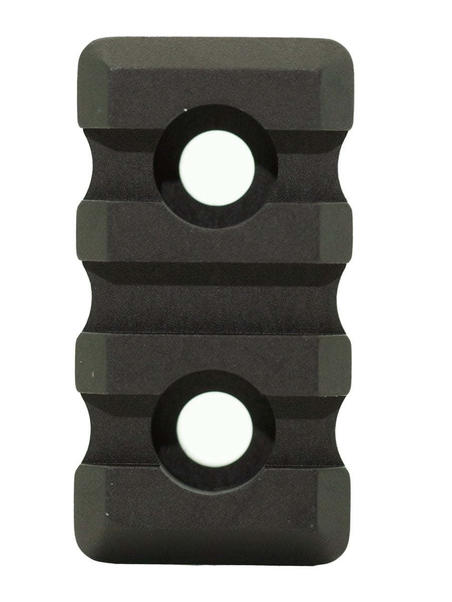 Timber Creek MLOK 3 Slot Picatinny Rail Section, Black - M 3S PR BLK