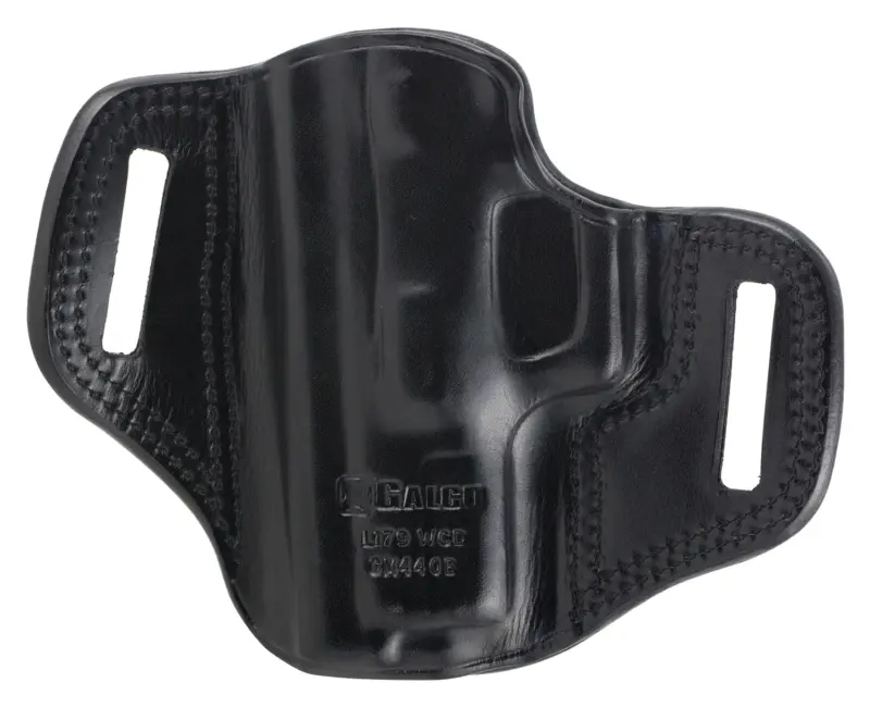 Galco CM440B Combat Master OWB Black Leather Belt Slide Fits Springfield XD Fits Springfield XD Mod. 2 Fits Springfield XD-M Right Hand