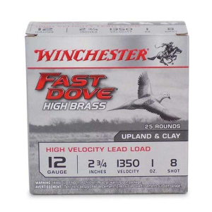 Winchester Ammo Fast Dove High Brass 12GA 2.75 1oz 25rds