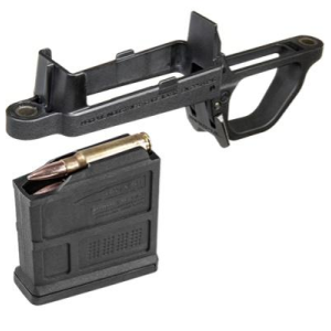 Magpul-Accessories Magpul Bolt Action Magazine Well for Hunter 700 Stock  Includes (1) PMAG 5 7.62 AC  Black MAG497-BLK