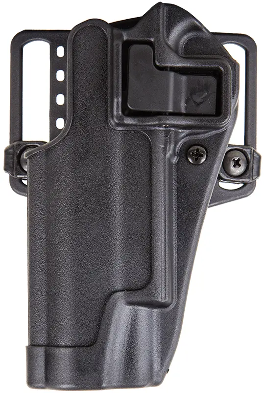Blackhawk 410503BKL Serpa CQC OWB Size 03 Matte Black Polymer Belt Loop/Paddle Fits 1911 Government Clones Left Hand