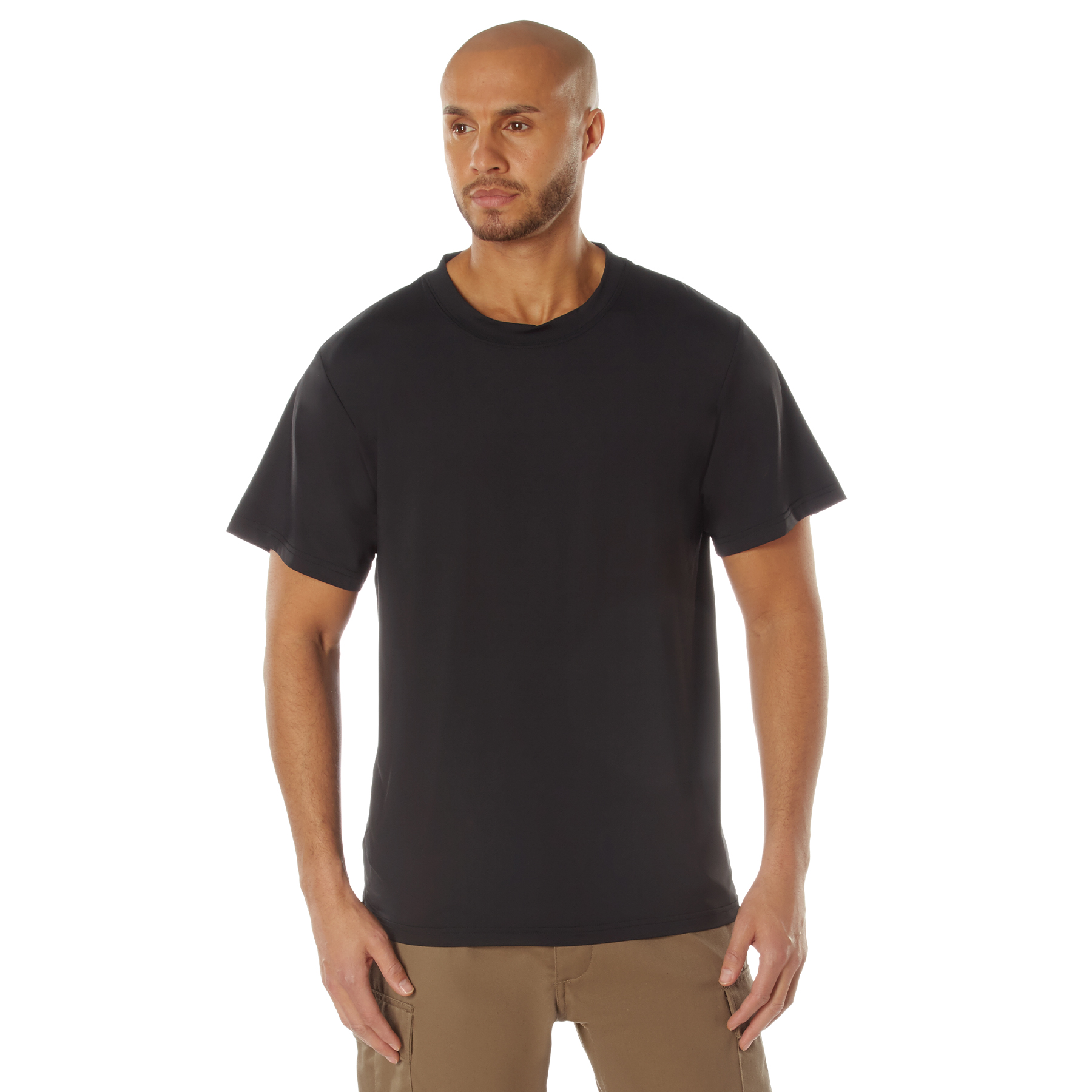 Rothco Physical Training T-Shirt - Black, Large