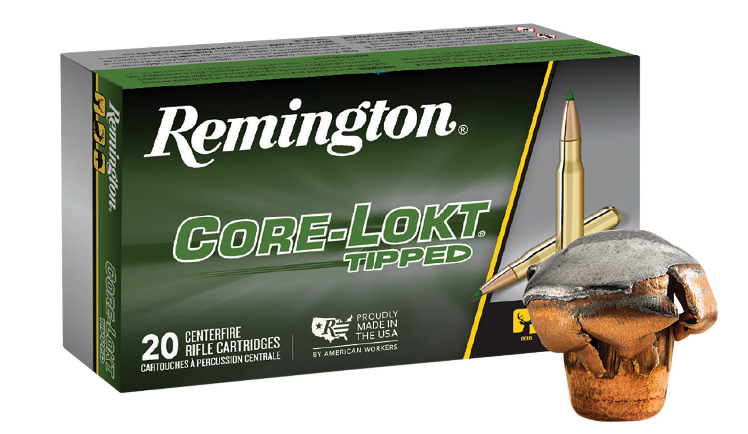 Remington 308 Win Ammo 165 Grain CLT 20rds - RT308WB