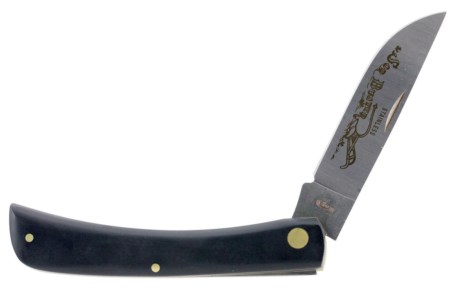 Case Jet-Black Synthetic Sod Buster Knife, 3.7" - 00092