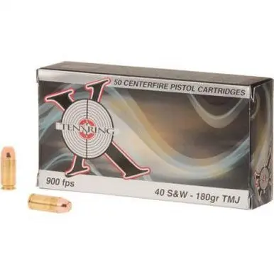 Ten Ring 40 S Ammunition 180 Grain Total Metal Jacket 50 Rounds