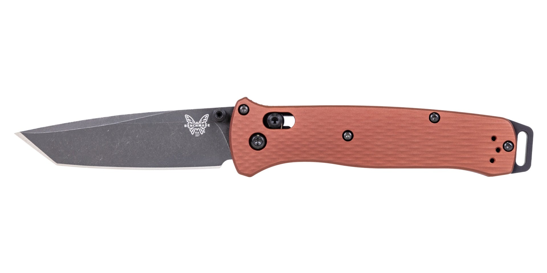 Benchmade BAILOUT, AXIS, TANTO BATTLEWASH DLC, MAGNACUT, BURNT COPPER ALUMINUM - 537BK-07