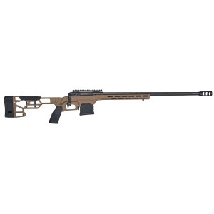 Savage 57566 10/110 Precision 338 Lapua Mag 24 5+1 Black Flat Dark Earth Cerakote Adjustable MDT ACC Aluminum Chassis Stock