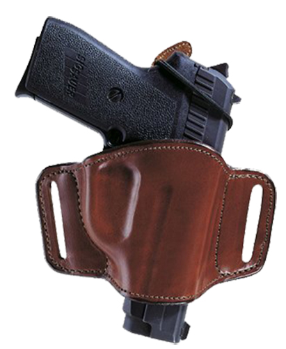 Bianchi Minimalist Right Hand S&W Sigma .380 Compact Open-Top Holster w/ Slot, Plain Tan - 19256