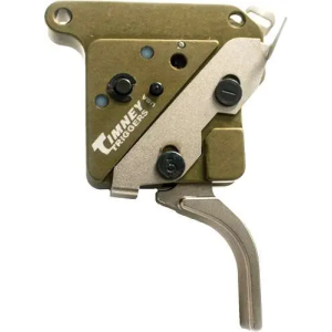 Timney Triggers 517-16V2 Elite Hunter  Remington 700 Green/Nickel Straight 3 lbs Right