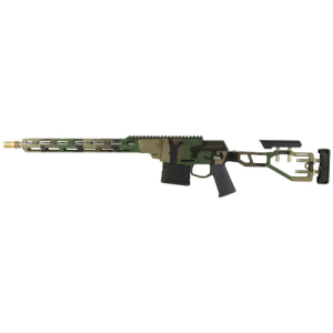 Q LLC The Fix 308 Win 16" 10rd Bolt Rifle w/ Adjustable Stock | M81 Woodland Camo