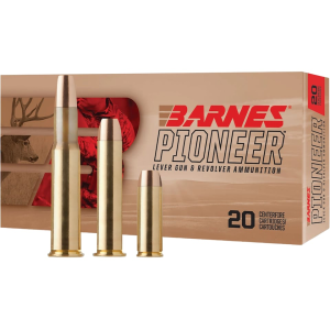 Barnes Pioneer 45 Colt (Long Colt) Ammo 200 Grain Barnes XPB Solid Hollow Point Lead Free Box of 20