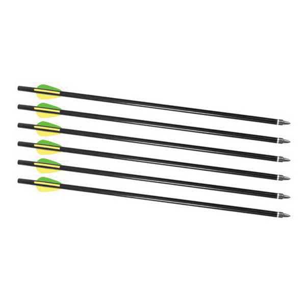 Traditions Crackshot XBR 16" L Aluminum Arrow Set, 6/pack - A2217