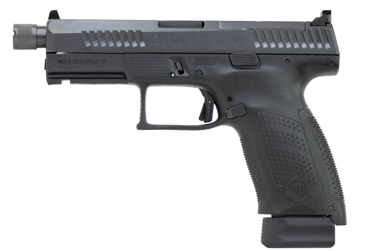 CZ P-10 C 9mm Pistol 15+1 Black Optics Ready