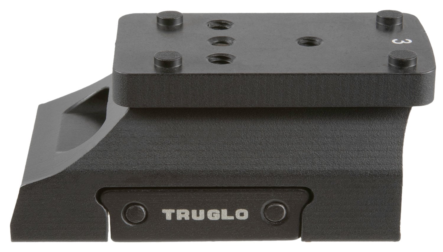 TruGlo AR Aluminum Universal Micro Red-Dot Sight Riser, Black - TG8977B