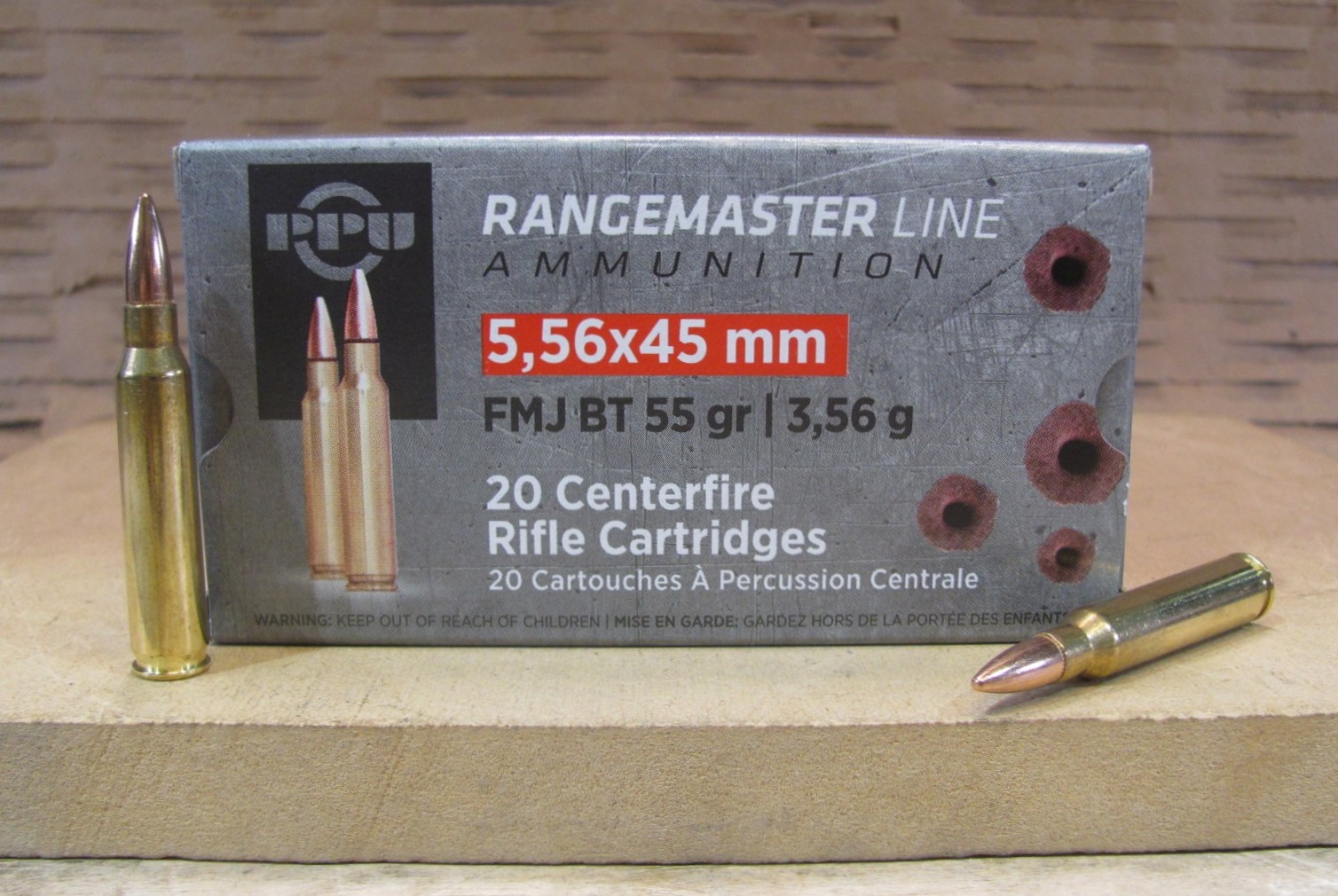 1000 Round Case – 5.56mm 55 Grain FMJ BT Prvi Partizan M193 RangeMaster Line Ammo – PPRM5561