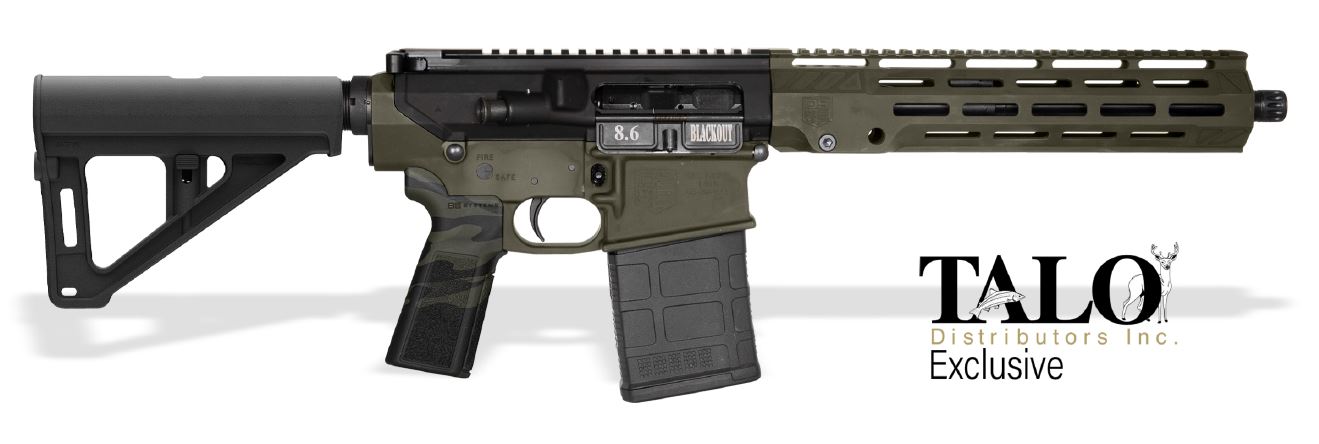 Diamondback DB10 8.6 Blackout Pistol - 12" Brace