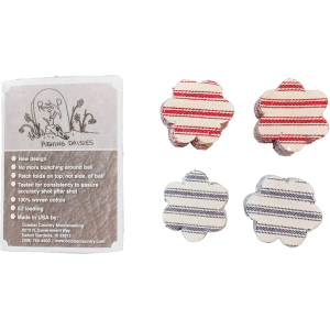 October Country Muzzleloading Pushing Daisies Pillow Ticking Shooting Patches Dry 50-59 Caliber .018 Thickness 100PK