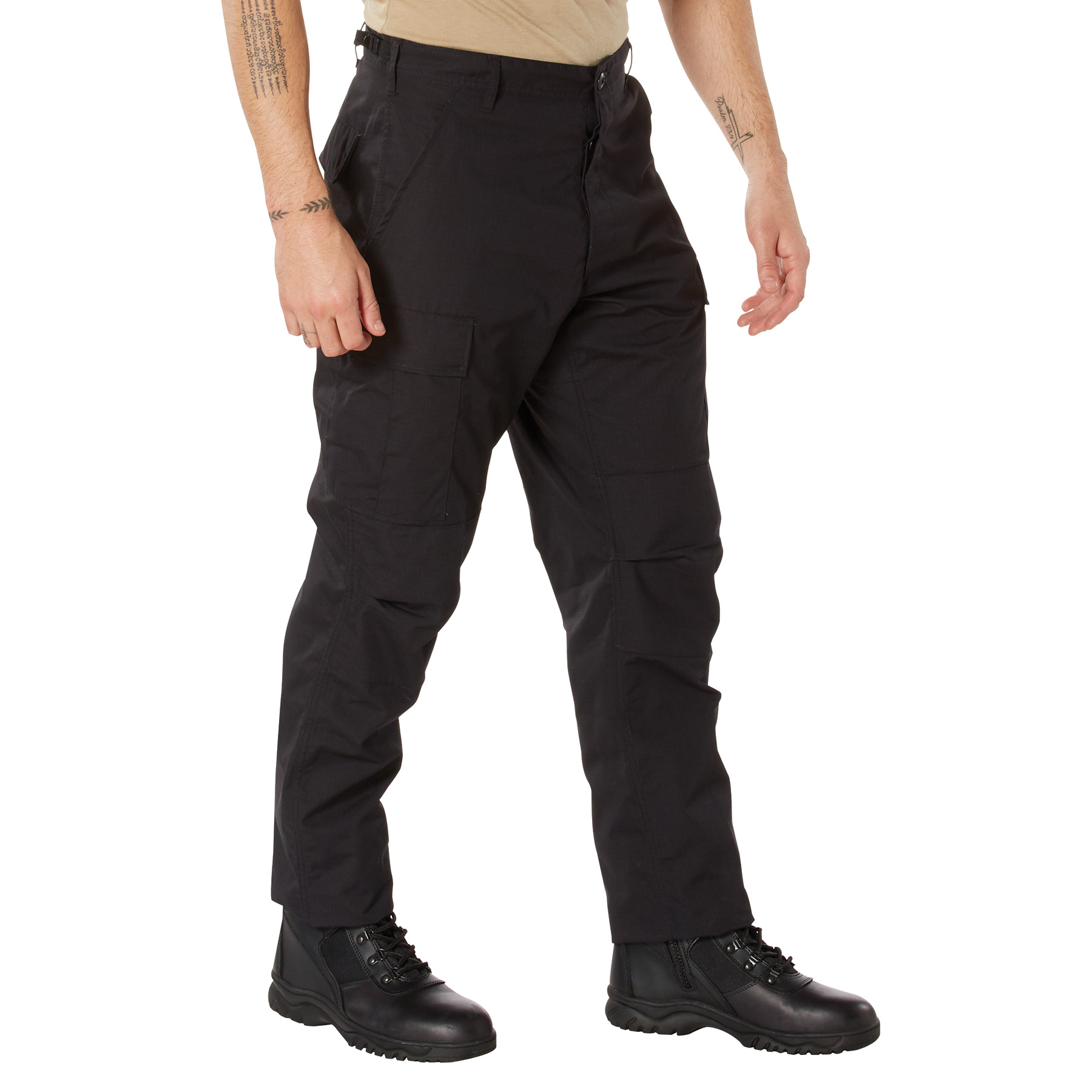 Rothco Swat Cloth Bdu Pants - Black, Large - Short