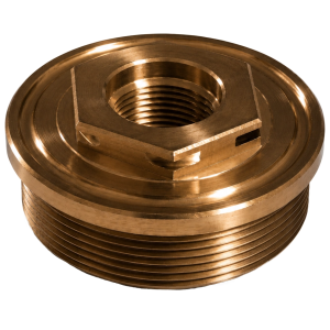 TMP Suppressors Direct-Thread HUB Mount, 1/2x28 to 1.375x24, Titanium, Heat Treated